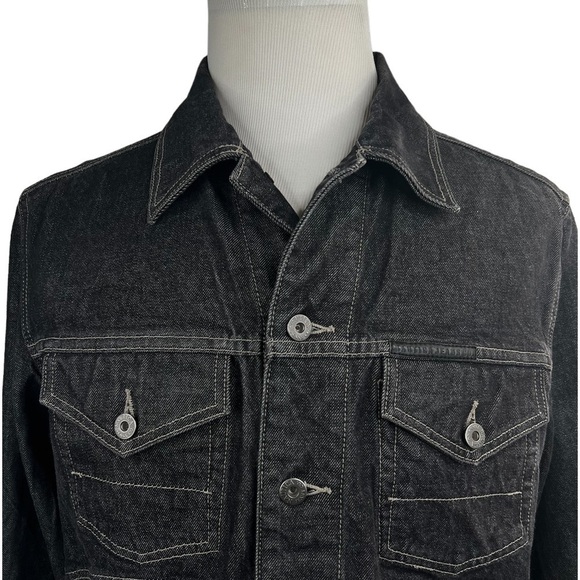 Nautica Jeans Co. Men's Black Denim Jacket - Picture 7 of 13